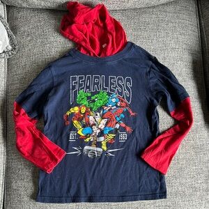 Marvel Blue and Red Superhero Hoodie  *BUNDLE 4/$10*